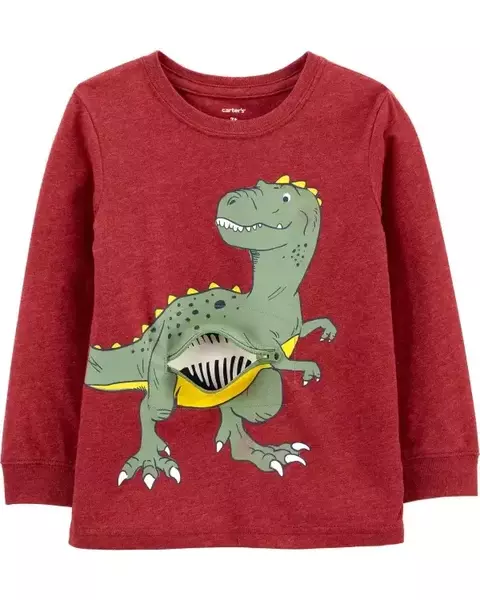 Remera manga larga "Dinosaurio"