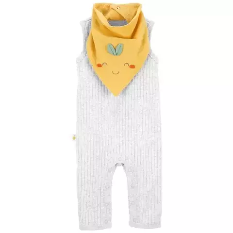 Set 2 piezas enterito y babero