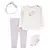 SET 4 PIEZAS REMERA MANGAS LARGAS, PANTALON, MEDIAS Y GORRO LITTLE AND LOVED