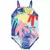 Traje de Baño 1 pieza multicolor mar