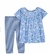 Set 2 piezas Floral celeste