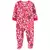 PIJAMA MICROPOLAR CIN CIERRE FLORAL ROSA