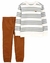 SET 2 PIEZAS BUZO Y PANTALÓN RAYAS