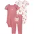Set 3 piezas bodies mangas cortas pantalón manzana