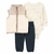 SET 3 PIEZAS BODY MANGAS LARGAS CHALECO SHERPA Y PANTALON