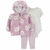 SET 3 PIEZAS BODY MANGAS CORTAS CAMPERA PANTALON DE OSITOS