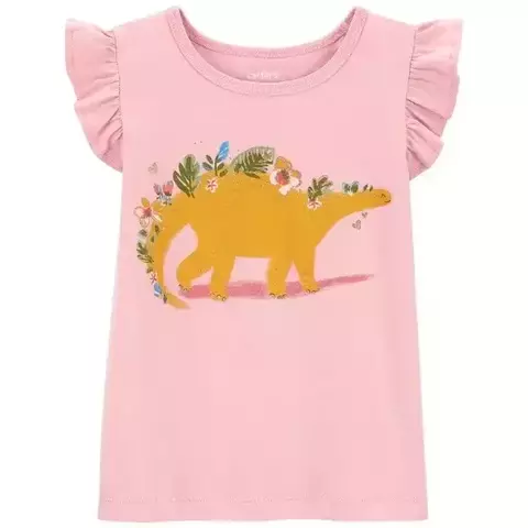 Remera dinosaurio con volados
