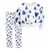 SET 2 PIEZAS BUZO Y PANTALON CORAZONES AZUL