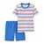 Set 2 Piezas Remera Mangas Cortas Short