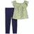 Set 2 piezas remera y pantalón floral