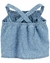 Set 2 piezas remera musculosa jeans y short floreado - comprar online
