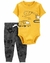 Set 2 piezas body manga corta y pantalón Constructor