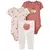 Set 3 piezas bodies manga cortas y pantalon manzanas rayado