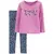 Set 2 piezas camiseta y calza mariposas