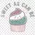 Set 2 piezas remera y calza cupcake - comprar online