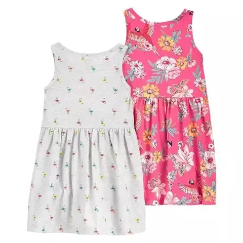 Pack 2 vestidos musculosas floral
