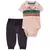 Set 2 Piezas Body Mangas Cortas Pantalon