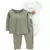 Set 3 piezas body mangas cortas campera y pantalon