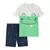 Set 2 Piezas Remera Mangas Cortas Short Sapo