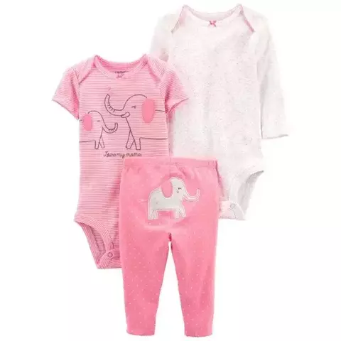 Set 3 piezas bodie y pantalon Elefante