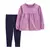 SET 2 PIEZAS REMERA MANGAS LARGAS Y PANTALÓN FLORAL