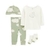 SET 4 PIEZAS REMERA MANGAS LARGAS PANTALÓN GORRO Y MEDIAS NUBES