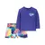Traje de baño 2 piezas remera mangas largas con short Mar