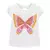 Remera manga cortas mariposas