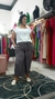 Calça pantacourt lisa - comprar online