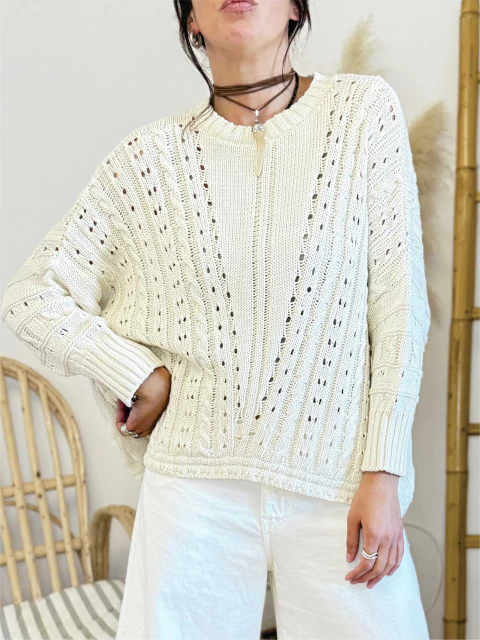 Sweater Ika Hueso - comprar online