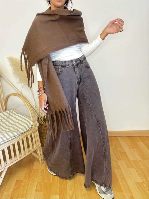 Pashmina Basica Calm Chocolate
