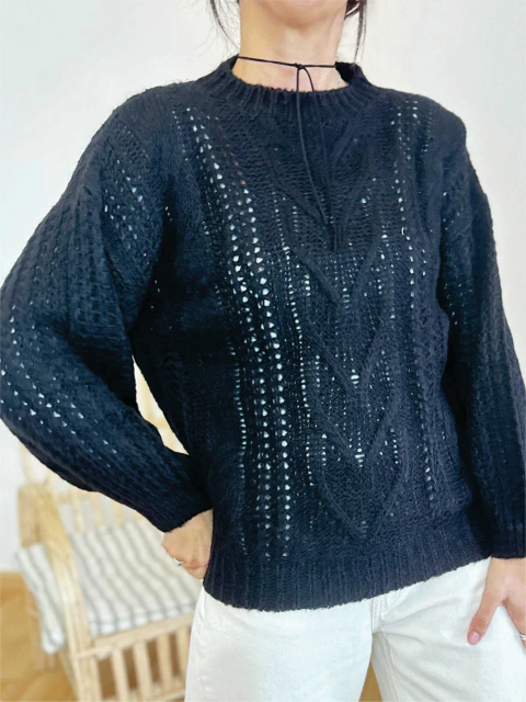 Sweater Tejido Tere Negro