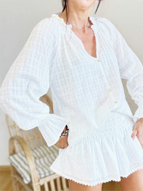 Camisa Catalina Blanco