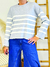 Sweater Rayado Morris Gris - comprar online