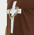 Camiseta Marrom cruz e espinhos - loja online