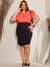 Saia Plus Size Lápis Transpassado - Sofisticação para Todos os Momentos
