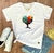 Camiseta Branca Arvore de Coração