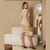 Vestido Midi Tubinho Tricot com Mini Póa - Sofisticação Executiva - comprar online