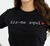 Camiseta Preta Eis-me Aqui na internet