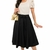 Saia Midi Godê Alfaiataria com Amarração - Moda Executiva Elegante - comprar online
