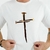 Camiseta Off White Cruz e Prego - Vest Prime Moda Cristã