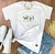 Camiseta Branca Seja Luz