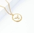 Colar Corrente Feminina Masculina Pingente Espírito Santo Pomba Gargantilha Religiosa Medalha Redonda - comprar online