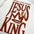 Oversized Off White Full Jesus Is King Coroa - loja online