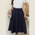 Saia Midi Godê Alfaiataria com Amarração - Moda Executiva Elegante na internet