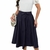 Saia Midi Godê Alfaiataria com Amarração - Moda Executiva Elegante - comprar online