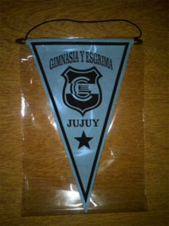 Imagen de Banderin Triangular Gimnasia Y Esgrima De Jujuy 22 Modelos