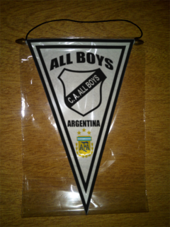 Banderín Triangular All Boys 31 Modelos en internet