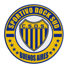 Parche Termoadhesivo 7,5cm de Sportivo Dock Sud +30 modelos - LM MERCHANDISING