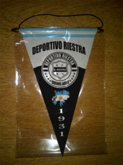 Banderin Triangular Deportivo Riestra 22 Modelos - LM MERCHANDISING